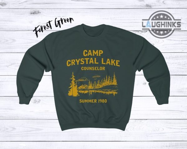 camp crystal lake counselor shirt sweatshirt hoodie jason friday the 13th movie summer camp shirts camp crystal lake t shirt friday the 13th jason voorhees costume laughinks.com 4