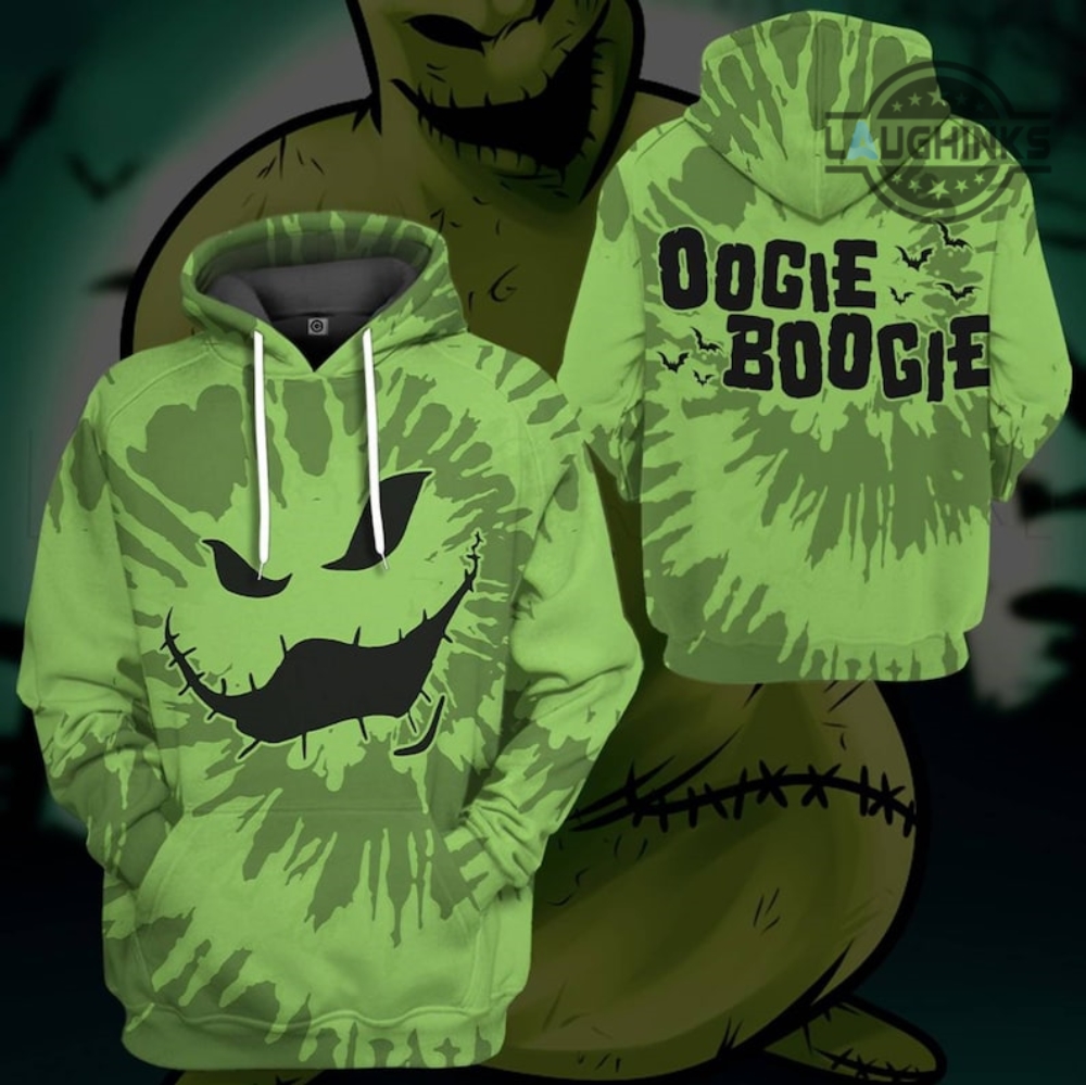 Oogie Boogie Hoodie Costume Sweatshirt Sweatpants Tshirt All Over Printed Oogie Boogie Bash 2023 T Shirt Disney Halloween Shirt Nightmare Before Christmas