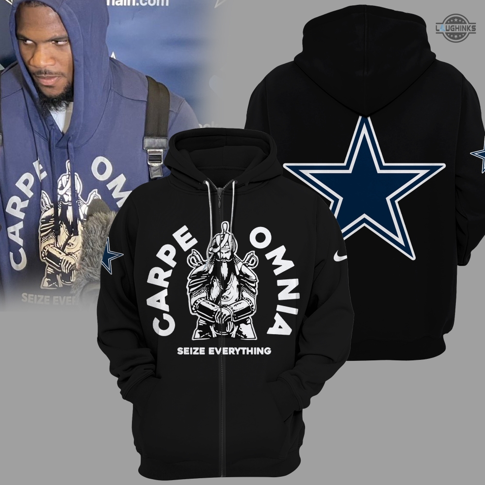 Dallas Cowboys New Hoodie Sweatshirt T Shirt All Over Printed Dallas Cowboys  Carpe Omnia Sikh Shirts Hari Singh Nalwa Carpe Omnia Hoodie Nfl Allas  Cowboys Football Shirts - Laughinks