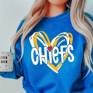 Kc Chiefs Sweatshirt Kc Chiefs In My Heart Shirt Kansas City Football Sweatshirt Gift For Football Fan Kc Football Sweatshirt Fan Gift Travis Kelce Knee Shirt Kansas City Chiefs Shirt revetee.com 4