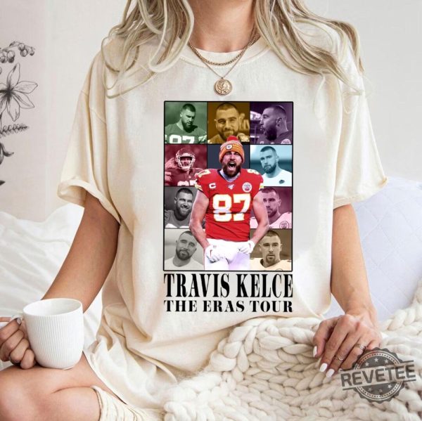 Travis Kelce The Eras Tour Shirt Vintage Travis Kelce Shirt Kansas City Football Fan Gift Kansas City Chief Sweatshirt Travis Kelce Out For Season Shirt Travis Kelce Playing Tonight New revetee.com 1