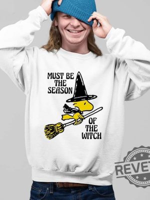 Must Be The Season Of The Witch Shirt Snoopy Christmas Shirt Snoopy And Woodstock Snoopy Fall Crewneck Happy September Snoopy Snoopy Crewneck Snoopy Fall Sweatshirt revetee.com 3