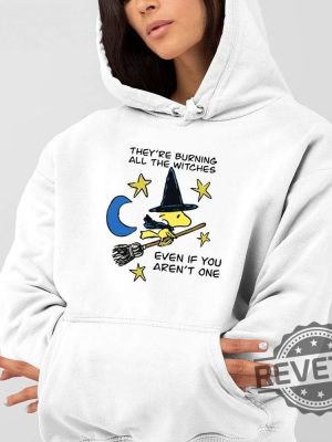 Theyre Burning All The Witches Even If You Arent One Shirt Snoopy Christmas Shirt Snoopy And Woodstock Snoopy Fall Crewneck Happy September Snoopy Crewneck New revetee.com 2