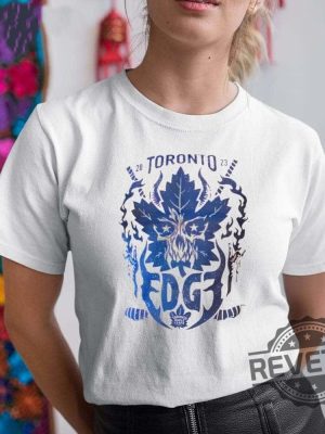 Toronto Maple Leafs X Edge Collaboration 2023 Shirt New revetee.com 3