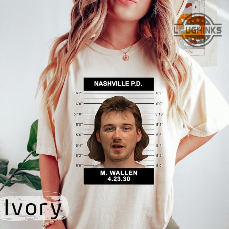 Morgan Wallen Mugshot Shirt Sweatshirt Hoodie Morgan Wallen Mug Shot ...