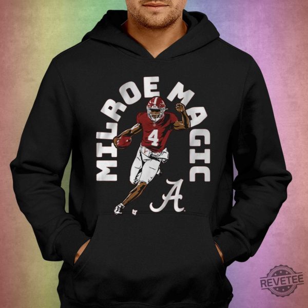 Alabama Football Jalen Milroe Magic Shirt Alabama Football Jalen Milroe Magic Hoodie Alabama Football Jalen Milroe Magic Sweatshirt New revetee.com 3