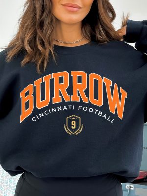 Joe Burrow Unisex Football Crewneck Joe Burrow Sweatshirt Cincinnati Bengals Joe Burrow Shirt Joe Burrow Contract 2023 Joe Burrow Eras Tour Shirt Joe Burrow Fashion Images revetee.com 2