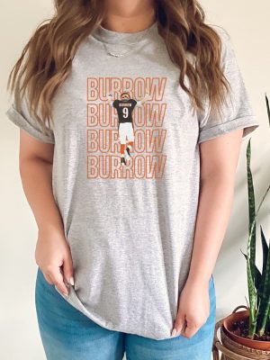 Joe Burrow Unisex Tshirt Cincinnati Bengals Joe Burrow Shirt Joe Burrow Contract 2023 Joe Burrow Eras Tour Shirt Joe Burrow Fashion Images New revetee.com 6