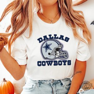 Dallas Cowboys Design Retro Style Football Fan T-shirt - Trends Bedding