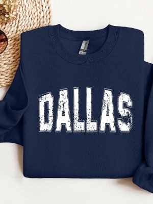 Dallas Football Sweatshirt Dallas Football Shirt Vintage Dallas Football Sweatshirt Dallas Fan Gift Sunday Football Sweater Dallas Cowboys Shirt Dallas Cowboys Hoodie revetee.com 2