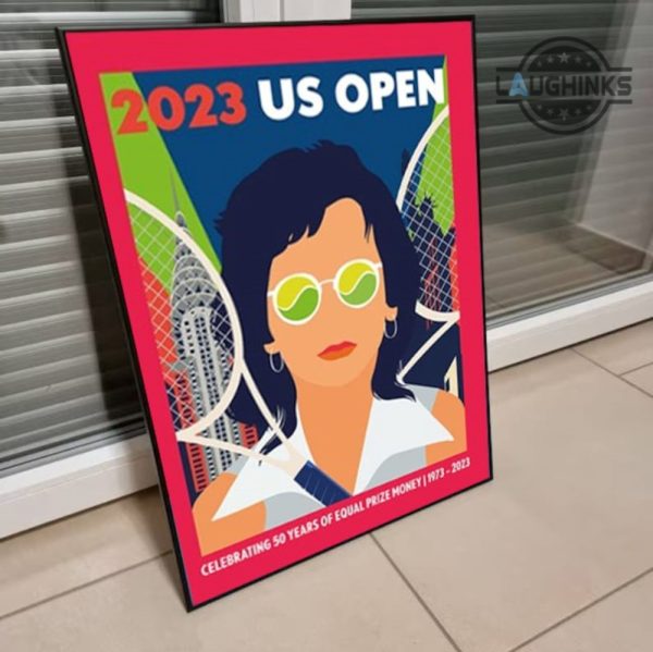 us open tennis poster with frame 2023 us tennis open framing canvas printed poster ready to hang espn tennis wall art home decoration laughinks.com 2