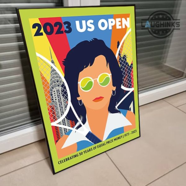 us open tennis poster with frame 2023 us tennis open framing canvas printed poster ready to hang espn tennis wall art home decoration laughinks.com 4