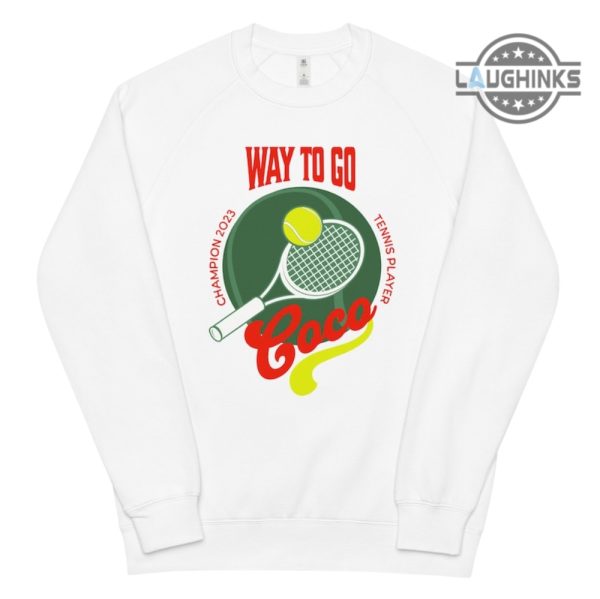 call me coco champion tshirt sweatshirt hoodie for adults kids coco gauff tshirt mens womens us open tennis shirts us open womens final shirt 2023 way to go coco laughinks.com 1