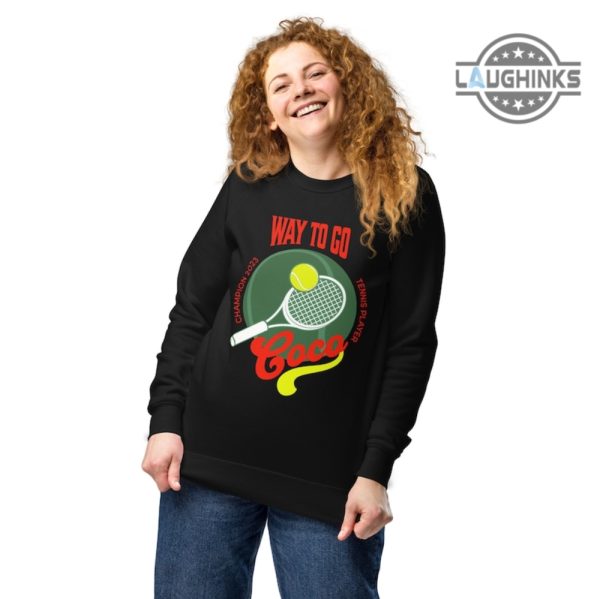 call me coco champion tshirt sweatshirt hoodie for adults kids coco gauff tshirt mens womens us open tennis shirts us open womens final shirt 2023 way to go coco laughinks.com 3