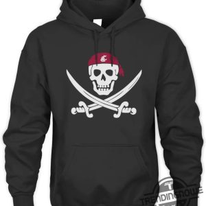 Eletees Jake Dickert WSU Golf Pirate Skull Shirt