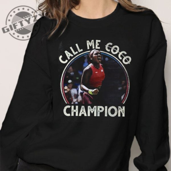 Call Me Coco Shirt Coco Gauff Us Open 2023 Champion Tshirt Coco Gauff Vintage Sweatshirt Tennis Fan Gift giftyzy.com 5