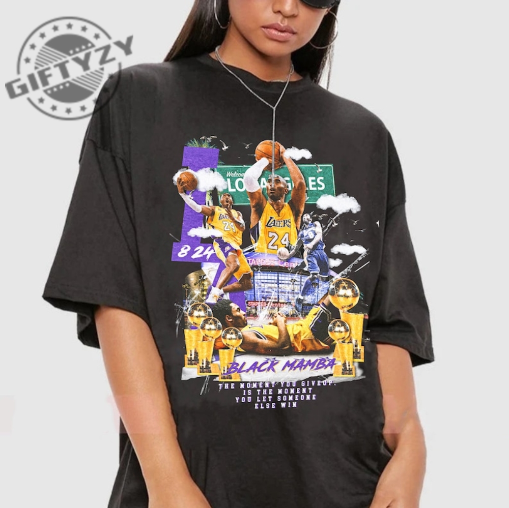 Kobe Bryant T-Shirt Kobe Forever Vintage 90s Bootleg Style