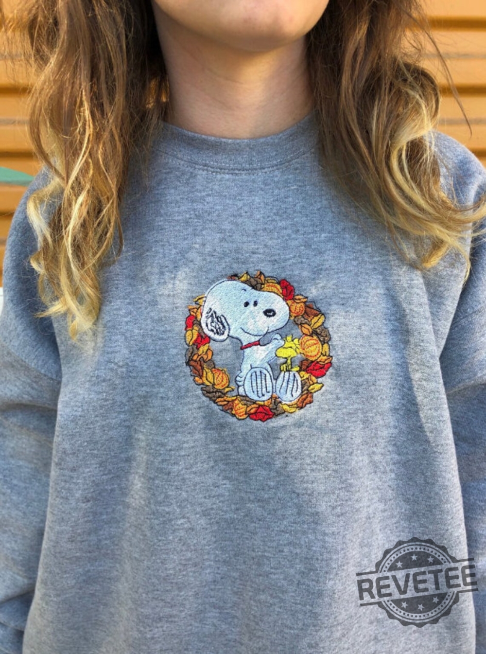 Snoopy In Fall Embroidered Sweatshirt Snoopy Halloween Embroidered Crewneck Peanuts Halloween Fall Sweatshirt Snoopy Embroidered Sweatshirt Fall Snoopy Sweatshirt New