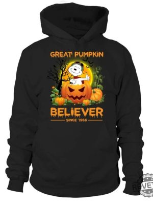 Halloween Snoopy Great Pumpkin Believer Since 1966 Shirt Dog Autumn Pumpkin Sweatshirt Halloween Hoodie Fall Snoopy Sweatshirt Snoopy Fall Crewneck New revetee.com 10