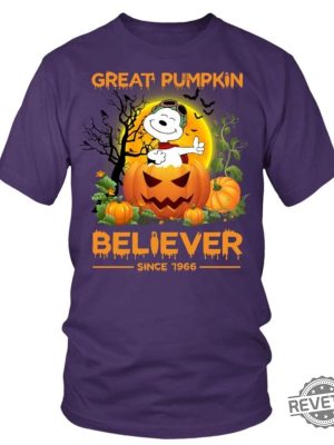 Halloween Snoopy Great Pumpkin Believer Since 1966 Shirt Dog Autumn Pumpkin Sweatshirt Halloween Hoodie Fall Snoopy Sweatshirt Snoopy Fall Crewneck New revetee.com 4