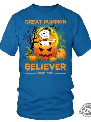 Halloween Snoopy Great Pumpkin Believer Since 1966 Shirt Dog Autumn Pumpkin Sweatshirt Halloween Hoodie Fall Snoopy Sweatshirt Snoopy Fall Crewneck New revetee.com 5