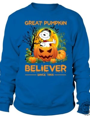 Halloween Snoopy Great Pumpkin Believer Since 1966 Shirt Dog Autumn Pumpkin Sweatshirt Halloween Hoodie Fall Snoopy Sweatshirt Snoopy Fall Crewneck New revetee.com 9