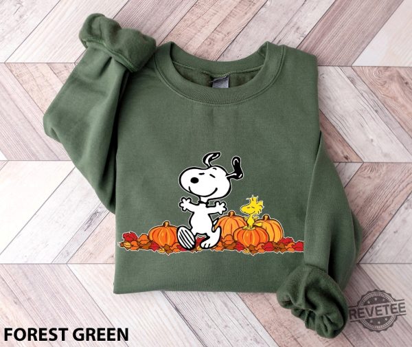 Retro Snoopy Halloween Hoodie Vintage Snoopy Fall Shirt Peanuts Halloween Sweatshirt Fall Snoopy Sweatshirt Snoopy Fall Crewneck Happy Sunday Snoopy Unique revetee.com 2