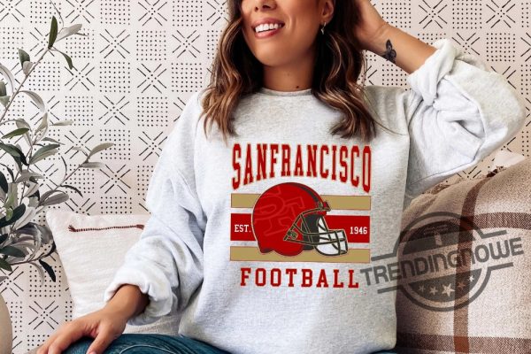 Vintage 49ers Shirt Gift For 49ers Football Fan San Francisco San Francisco Football Sweatshirt 49ers Football Shirt Retro 49ers Shirt trendingnowe.com 2