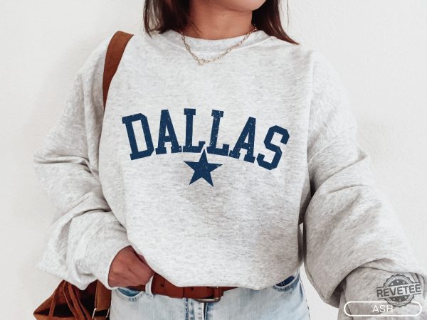 Dallas Sweatshirt Womens Dallas Shirt Distressed Dallas Sweatshirt Cowboys Sweatshirt Dallas Cowboy Hoodie Football Lovers Gift Dallas Cowboy T Shirt Vintage Dallas Cowboys Shirt revetee.com 2