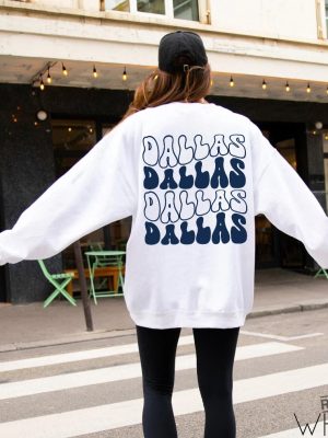 Dallas Sweatshirt Dallas Tx Sweater Texas Sports Crewneck Cowboys Sweatshirt Dallas Cowboy Hoodie Football Lovers Gift Dallas Cowboy T Shirt Vintage Dallas Cowboys Shirt revetee.com 3