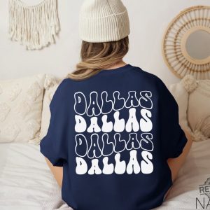 Dallas Sweatshirt Dallas Tx Sweater Texas Sports Crewneck Cowboys Sweatshirt Dallas Cowboy Hoodie Football Lovers Gift Dallas Cowboy T Shirt Vintage Dallas Cowboys Shirt revetee.com 5