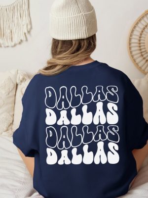 Dallas Sweatshirt Dallas Tx Sweater Texas Sports Crewneck Cowboys Sweatshirt Dallas Cowboy Hoodie Football Lovers Gift Dallas Cowboy T Shirt Vintage Dallas Cowboys Shirt revetee.com 5