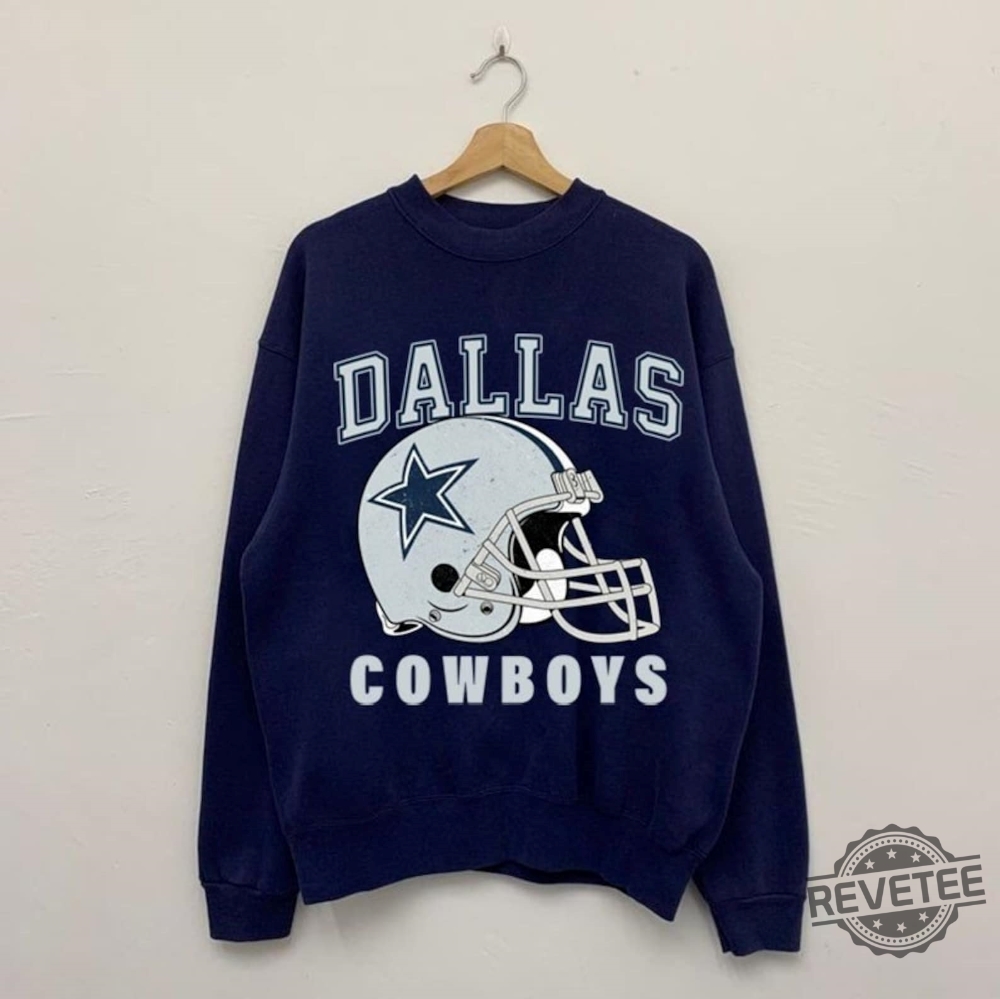 Vintage Dallas Football Shirt Dallas Football Crewneck Dallas Sweatshirt  Sunday Football Dallas Cowboys Hoodie Dallas Cowboy Sweatshirt New - Revetee