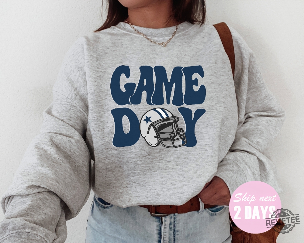 Vintage Dallas Football Shirt Dallas Football Crewneck Dallas Sweatshirt  Sunday Football Dallas Cowboys Hoodie Dallas Cowboy Sweatshirt New - Revetee