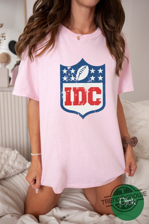 I Dont Care Football Shirt Sweatshirt IDC Shirt American Football Shirt Football Shirt trendingnowe.com 2