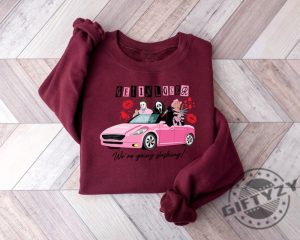 Get In Loser Were Going Slashing Shirt Horror Movie Characters Sweater Scary Movie Hoodie Friday The 13Th Gift giftyzy.com 4