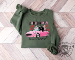 Get In Loser Were Going Slashing Shirt Horror Movie Characters Sweater Scary Movie Hoodie Friday The 13Th Gift giftyzy.com 5