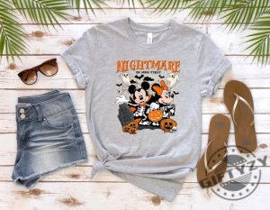 Retro Mickey Minnie Halloween Shirt Vintage Disney Halloween Tshirt Nightmare On The Main Streat Sweatshirt Halloween Pumpkin Disney Shirt giftyzy.com 5