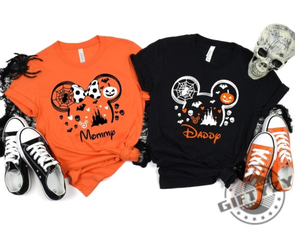 Disney Halloween Shirt Custom Disney Halloween Tshirt Mickey Minnie Halloween Hoodie Custom Family Disney Sweatshirt Halloween Family Gift giftyzy.com 1