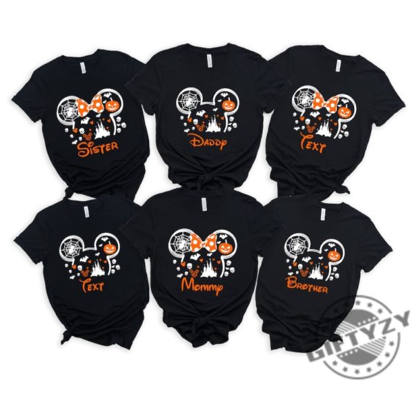 Disney Halloween Shirt Custom Disney Halloween Tshirt Mickey Minnie Halloween Hoodie Custom Family Disney Sweatshirt Halloween Family Gift giftyzy.com 2