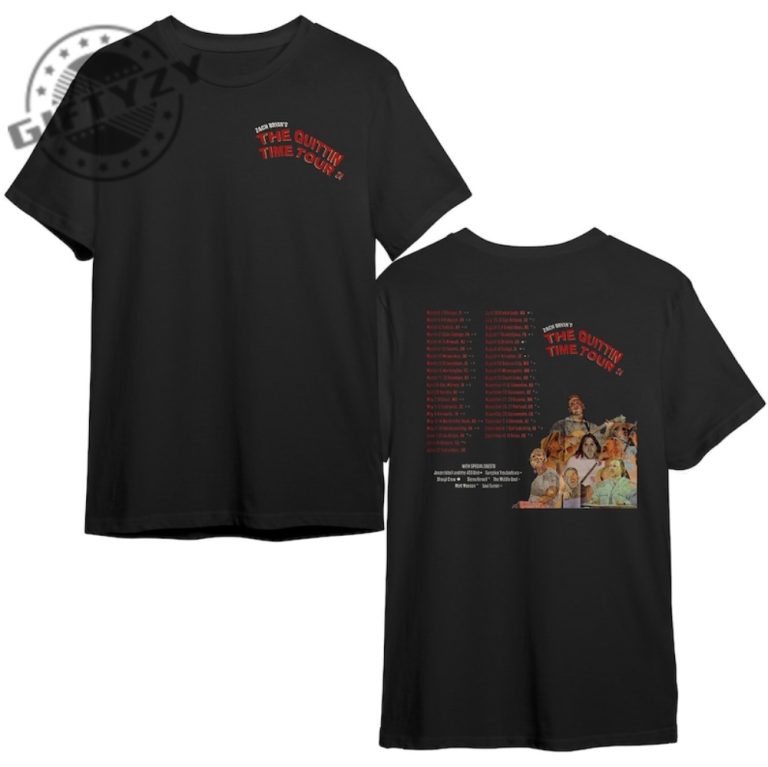 Zach Bryan The Quittin Time Tour 2024 Shirt Zach Bryan Retro Tshirt ...