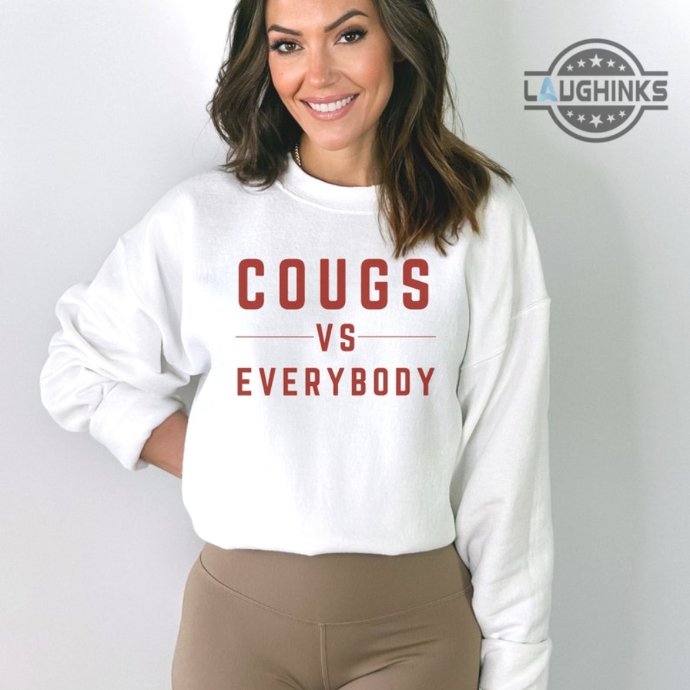 Wsu Pirate Shirt Sweatshirt Hoodie Cougs Vs Everybody T Shirt Washington State Pirate Shirts Wsu Football Schedule Tshirt Cougar Football