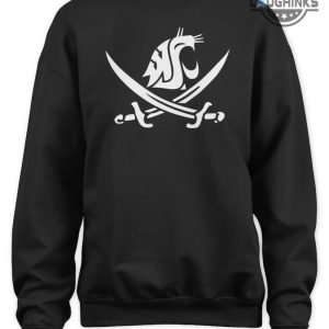 wsu mike leach tribute shirt sweatshirt hoodie go cougs wsu sword shirt cougar football 2023 wsu pirate flag tshirt washington state pirate laughinks.com 3