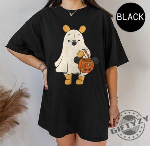 Pooh Ghost Halloween Shirt Disney Spooky Season Sweater Mickeys Not So Scary Halloween Hoodie Halloween Pumpkin Tshirt giftyzy.com 4