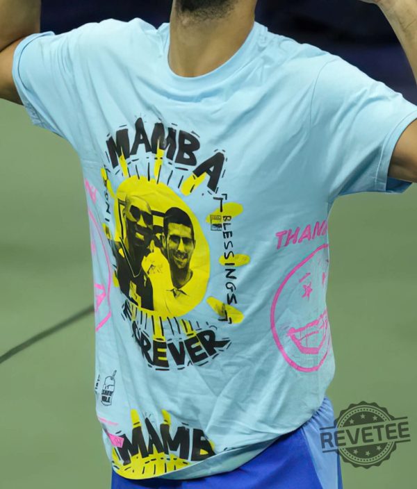 Novak Djokovic Kobe Bryant Mamba Forever Shirt Djokovic Mamba Shirt Mamba Forever Shirt Novak Kobe Shirt Djokovic Kobe Shirt Mamba Forever T Shirt Djokovic Shirt New revetee.com 1