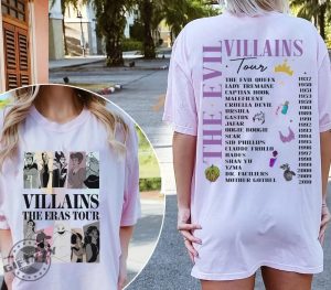 Disney Villains Evil Tour Shirt Retro Disney Villains Characters Hoodie Concert Music Tshirt Disney Evil Friends Sweatshirt giftyzy.com 5