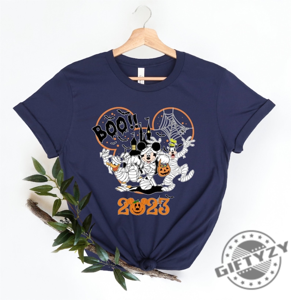 Disney Halloween 2023 Shirt Disney Halloween Matching Tshirt Disney Family Hoodie Mickey Minnie And Friends Sweatshirt Disney Halloween Shirt