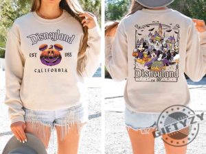 Disneyland Est. 1955 Halloween Shirt 2 Sided Disney Halloween Hoodie Oogie Boogie Bash Party Tshirt Disney Halloween Party Sweatshirt giftyzy.com 2