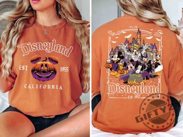 Disneyland Est. 1955 Halloween Shirt 2 Sided Disney Halloween Hoodie Oogie Boogie Bash Party Tshirt Disney Halloween Party Sweatshirt giftyzy.com 6