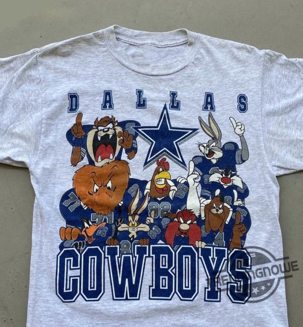 Dallas Cowboys Shirt Vintage 1994 NFL Cowboys Football T Shirt Cowboys Looney Tunes Football Team Shirt American Football Shirt trendingnowe.com 1